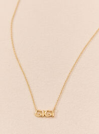 18K Gold Gigi Necklace Detail 3 - AS Kids