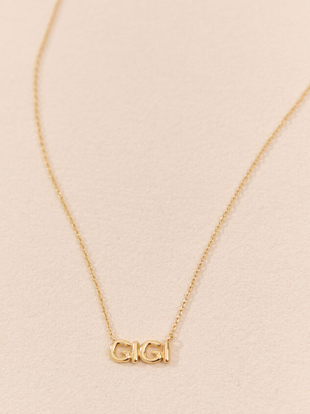 18K Gold Gigi Necklace Detail 3 - AS Kids