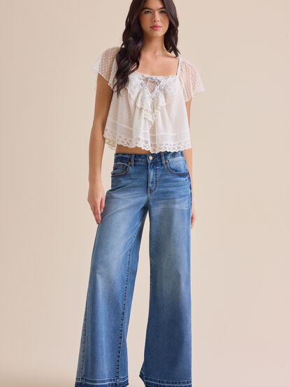 Camillia Lace Bib Top - ALTAR'D STATE KIDS