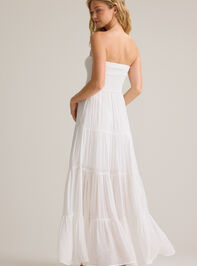 Jane Strapless Tiered Maxi Dress Detail 5 - AS Kids