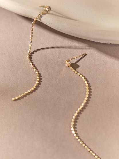 Clara Golden Dangle Earrings - AS Kids