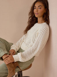 Jackie Chenille Sweater Detail 3 - AS Kids