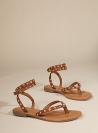 Athena Strappy Wrap Sandal Detail 3 - AS Kids