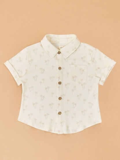 Palm Sunny Days Button Up - ALTAR'D STATE KIDS