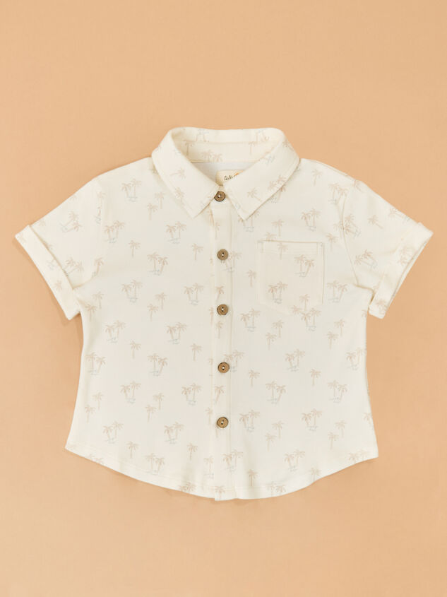 Palm Sunny Days Button Up - ALTAR'D STATE KIDS