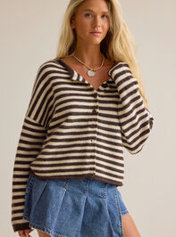 Madeline Striped Cardigan Detail 4 - AS Kids