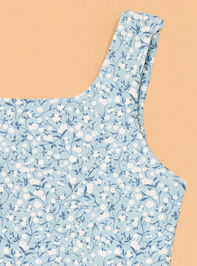 Addy Floral Unitard Detail 3 - AS Kids