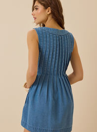 Evie Denim Mini Dress Detail 5 - ALTAR'D STATE KIDS