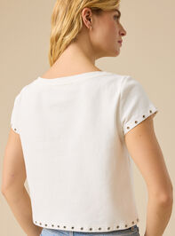 Tiana Grommet Tee Detail 4 - AS Kids