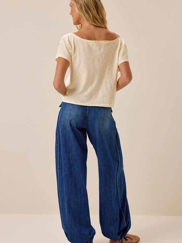 Rio De Janeiro Off Shoulder Tee Detail 5 - AS Kids