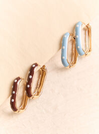 Emma Polka Dot Earrings Detail 3 - AS Kids