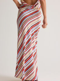 Hutton Striped Midi Skirt Detail 6 - AS Kids