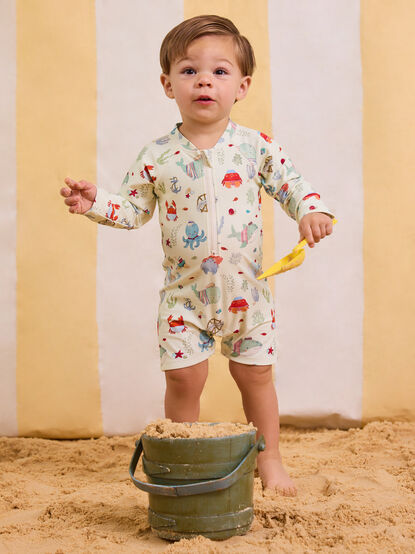 Sailor Sea Romper Swimsuit - ALTAR'D STATE KIDS