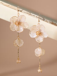 Linear Flora Dangle Earrings - AS Kids