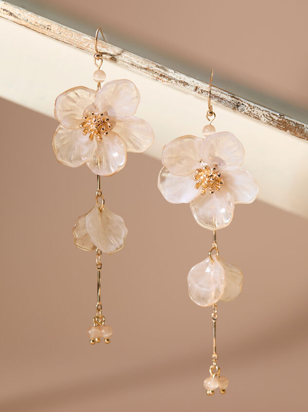 Linear Flora Dangle Earrings - AS Kids