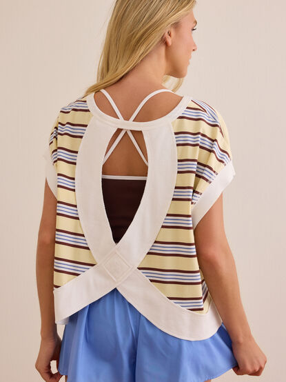 Sprint Stripe Tee - AS Kids