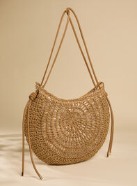 Dolce Vita Raffia Bag Detail 4 - ALTAR'D STATE KIDS