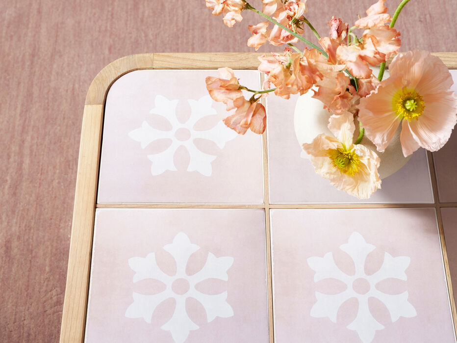 Audrey Wood Coffee Table Pink and Cream - ALTAR'D STATE KIDS - 