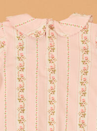 Antoinette Striped Peter Pan Footie Detail 4 - AS Kids