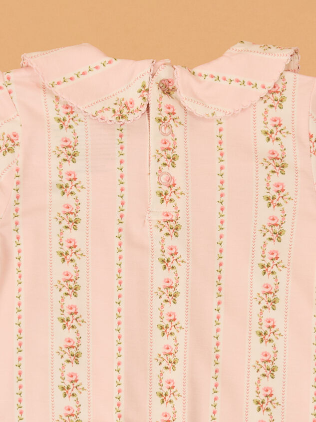 Antoinette Striped Peter Pan Footie Detail 4 - AS Kids