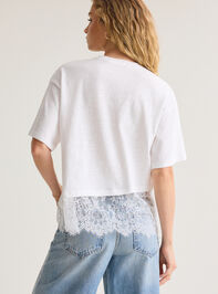 Aylea Lace Hem Tee Detail 4 - AS Kids