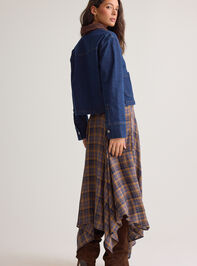 Amora Suede Denim Jacket Detail 7 - AS Kids