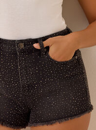 Maren Rhinestone Shorts Detail 3 - AS Kids