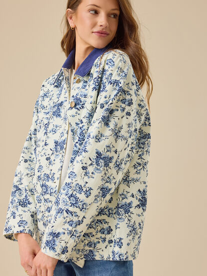 Mina Floral Barn Jacket - ALTAR'D STATE KIDS