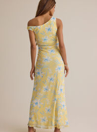 Zari Floral Ruched Maxi Dress Detail 4 - ALTAR'D STATE KIDS