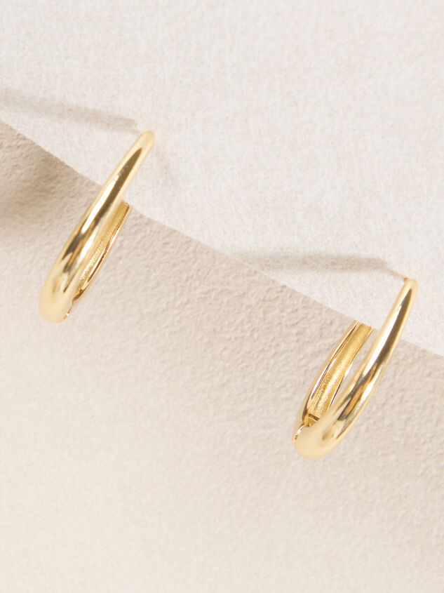 Olivia Oval Gold Hoops Detail 3 - ALTAR'D STATE KIDS