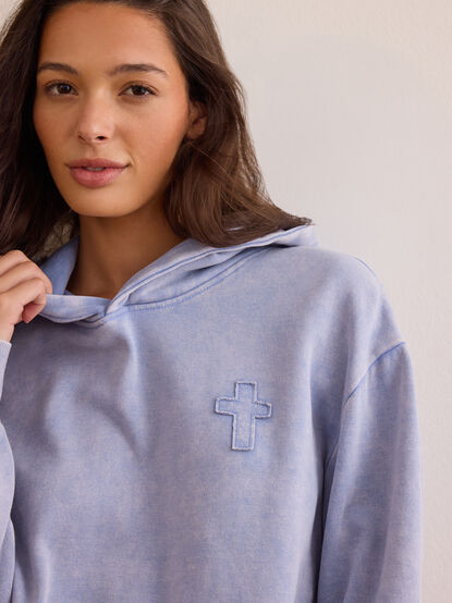 Faith Over Fear Appliqu&eacute; Hoodie - AS Kids