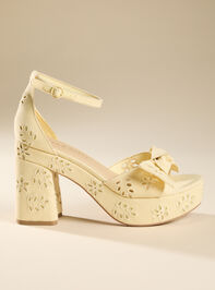 Liloa Eyelet Platform Heel Detail 3 - ALTAR'D STATE KIDS