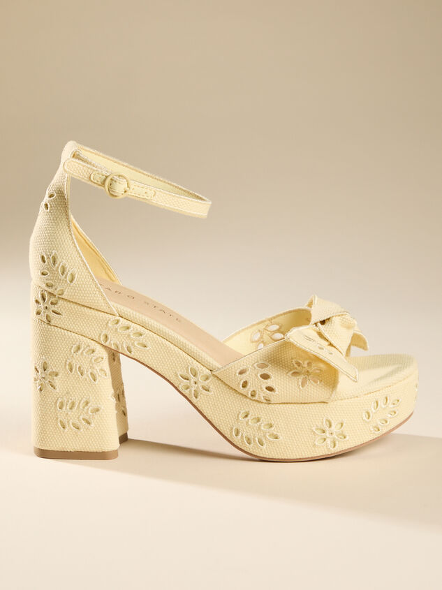 Liloa Eyelet Platform Heel Detail 3 - ALTAR'D STATE KIDS