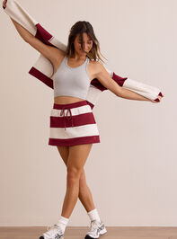 Overtime Striped Skort Detail 2 - AS Kids