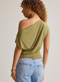 Senna Asymmetrical Neck Top Detail 6 - AS Kids