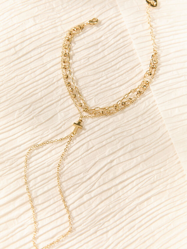 Cross Beaded Layered Hand Chain - ALTAR'D STATE KIDS