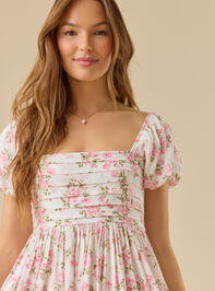 Nyra Floral Mini Dress Detail 5 - ALTAR'D STATE KIDS