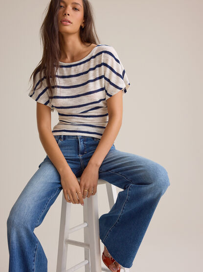 Emersyn Striped Fitted Top - AS Kids