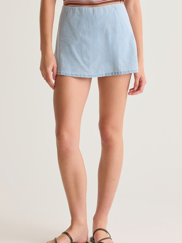 Amanda Denim Skort Detail 4 - AS Kids