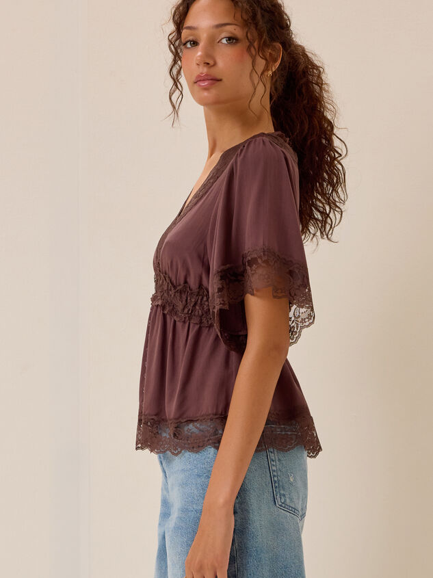 Evanelle Lace Babydoll Top Detail 4 - AS Kids