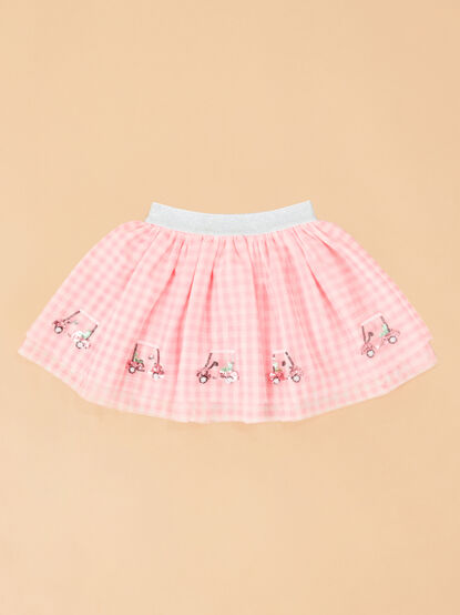 Gingham Golf Cart Tutu - ALTAR'D STATE KIDS
