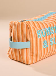 Sunshine and Surf Stripe Pouch Detail 3 - ALTAR'D STATE KIDS