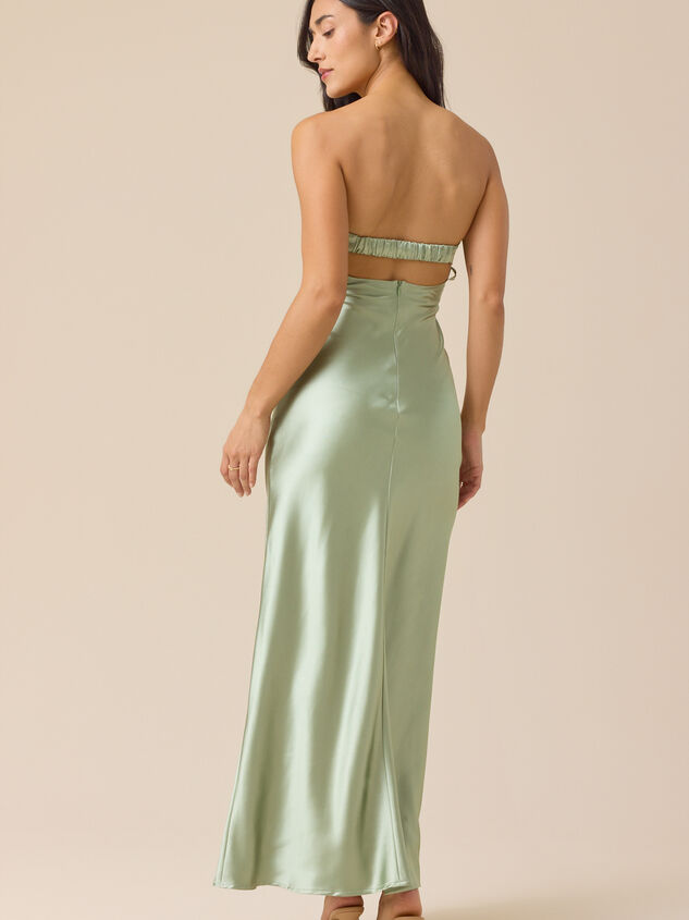 Paityn Strapless Maxi Dress Detail 6 - ALTAR'D STATE KIDS