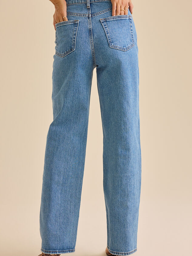 Carlin High Rise Straight Leg Jean Detail 5 - AS Kids