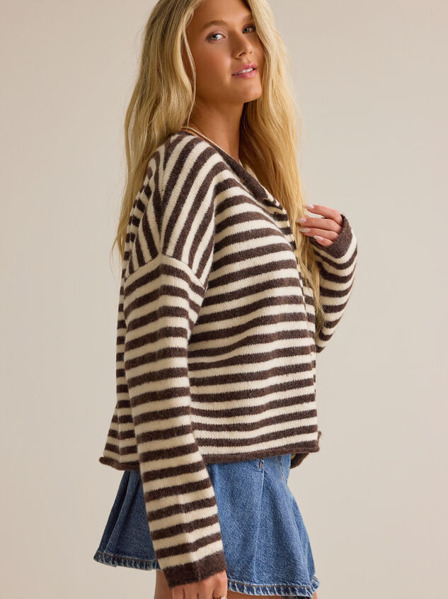 Madeline Striped Cardigan Detail 5 - AS Kids