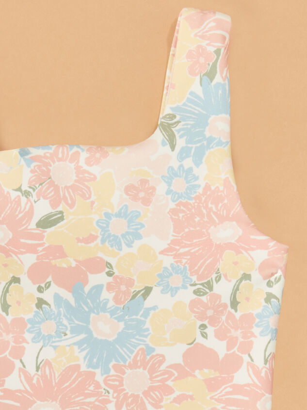 Bryn Botanical Floral Unitard Detail 3 - ALTAR'D STATE KIDS