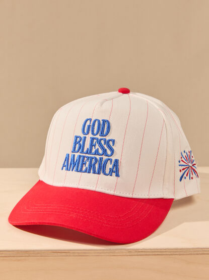 God Bless America Trucker Hat - AS Kids