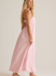 Lucy Striped Maxi Dress Detail 5 - AS Kids