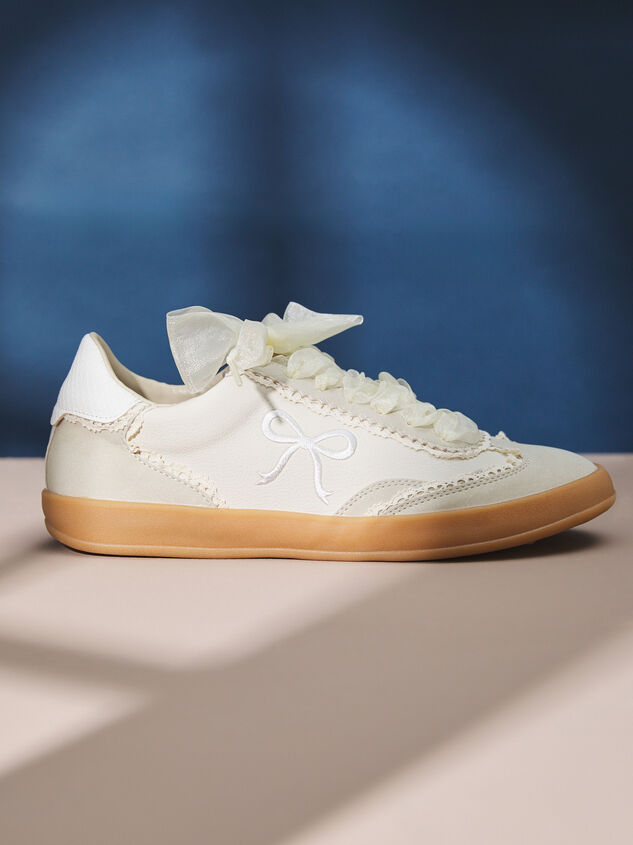 Julie Bow Lace Sneakers Detail 4 - ALTAR'D STATE KIDS