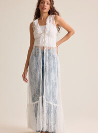 Estelle Lace Tie-Front Kimono - AS Kids